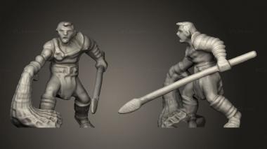 Military figurines Capuan Gladiators 3d model