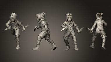 Military figurines Anime  02 3d model