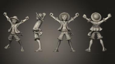 Military figurines Anime  04 3d model