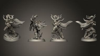 Military figurines Anja Wildarrow 3d model