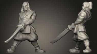 Military figurines Kozuka Samurai 3d model