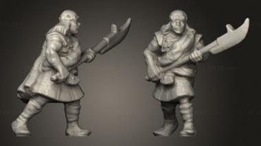 Military figurines Mac Dirk Warriors 3d model