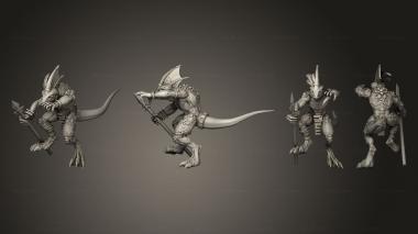 Military figurines Ankylosaur 02 3d model