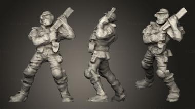 Military figurines Microcorp Agent 3d model