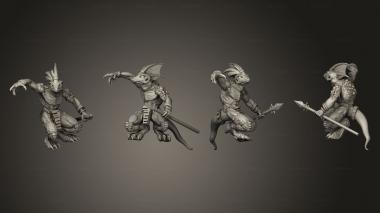 Military figurines Ankylosaur 04 3d model
