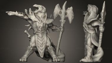 Military figurines Rhogar Dragonspine 3d model