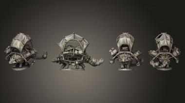 Military figurines Ankylosaurus Merchant 3d model