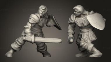 Military figurines Sir Derek 3d model