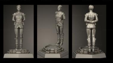 Military figurines Hologram 3d model