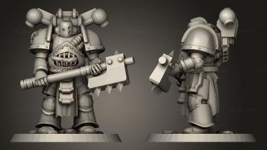Military figurines Plague Hammer 3d model
