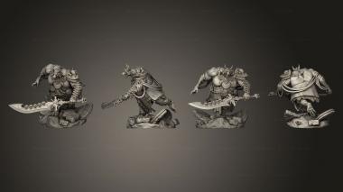 Military figurines Anubian Brutes 01 3d model