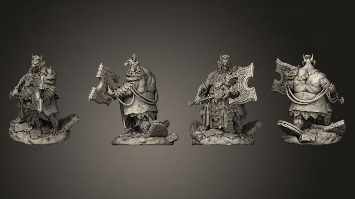 Military figurines (Anubian Brutes 02, STKW_2504) 3D models for cnc