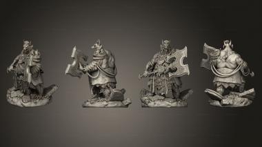 Military figurines Anubian Brutes 02 3d model