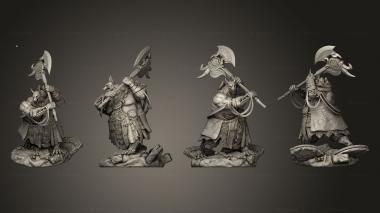 Military figurines Anubian Brutes v 3 3d model