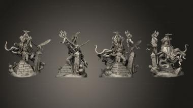 Military figurines Anubian Priests 01 3d model