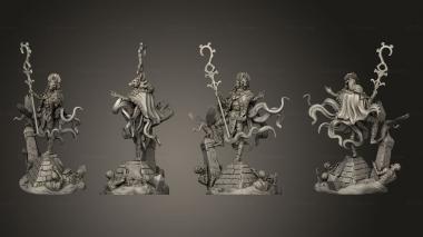 Military figurines Anubian Priests 02 3d model
