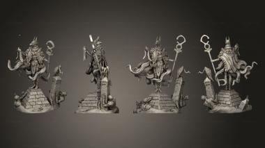 Military figurines Anubian Priests v 3 3d model