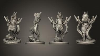 Military figurines Anubis Warrior A Based 3d model