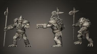Military figurines Ancient Red Brutus brute 3d model