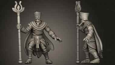 Military figurines Ancient Undead Mummy 3d model