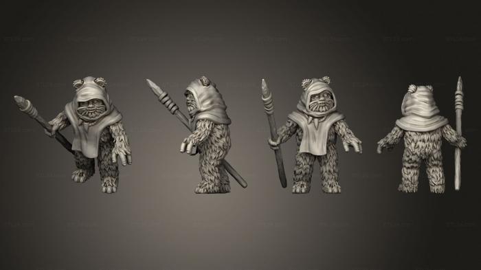 Military figurines (Anvil Rage Bear 1, STKW_2521) 3D models for cnc