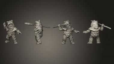 Military figurines Anvil Rage Bear 2 3d model
