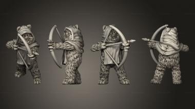 Military figurines Anvil Rage Bear 4 3d model