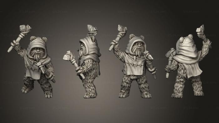 Military figurines (Anvil Rage Bear 5, STKW_2525) 3D models for cnc
