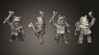 Military figurines Anvil Rage Bear 5 3d model