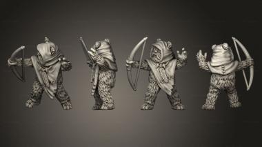 Military figurines Anvil Rage Bear 6 3d model