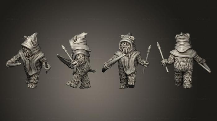 Military figurines (Anvil Rage Bear 7, STKW_2527) 3D models for cnc