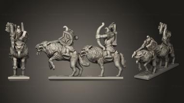 Military figurines Ankylo Magma Dwarves 3d model