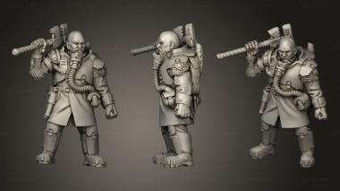 Military figurines Medic bag separate 3d model