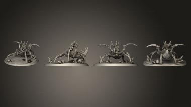 Military figurines Arachnites Choosen Warrior A 3d model