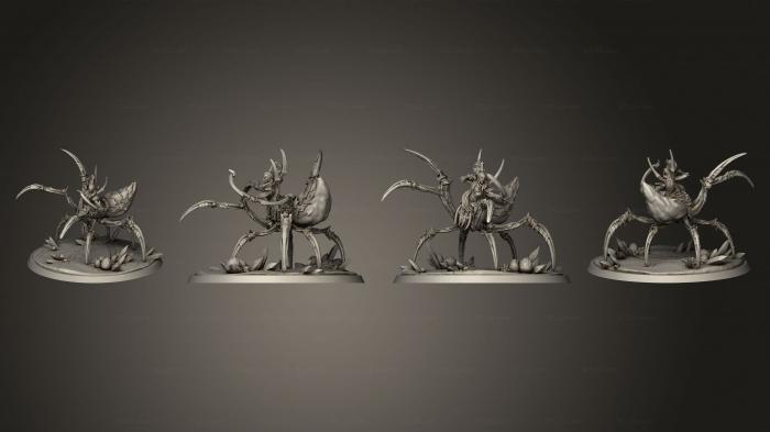 Military figurines (Arachnites Choosen Warrior D, STKW_2550) 3D models for cnc