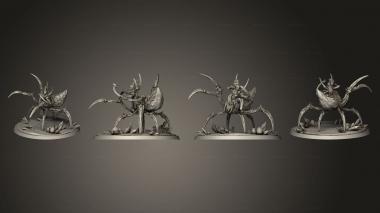 Military figurines Arachnites Choosen Warrior D 3d model