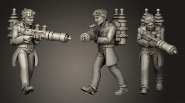 Military figurines Arcane Explorers Nikola 3d model