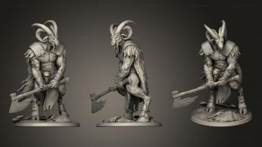 Military figurines executor 3d model