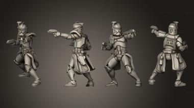 Military figurines ARC Captain 3d model