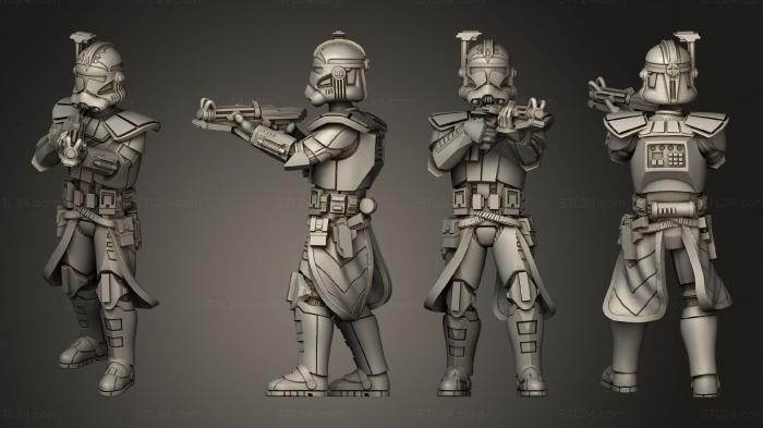 Military figurines (ARC Pack 002, STKW_2568) 3D models for cnc
