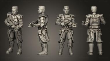 Military figurines ARC Pack 003 3d model