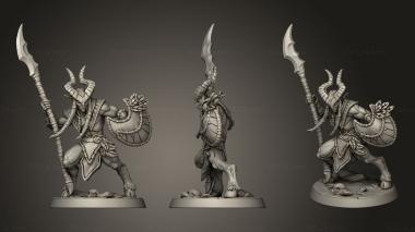 Military figurines Arverian Woodkeepers Shield 3d model