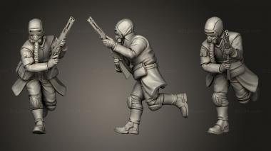 Military figurines Ash Ganger 3d model