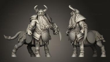 Military figurines Ashes centaur 3d model