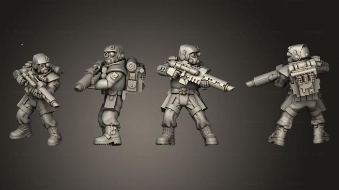 Military figurines (arcadia rifles stormguard atease 005, STKW_2575) 3D models for cnc