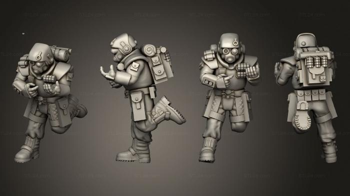 Military figurines (arcadia rifles stormguard bolter nogun 002, STKW_2592) 3D models for cnc