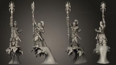 Military figurines Avatars War Hydromancer 3d model
