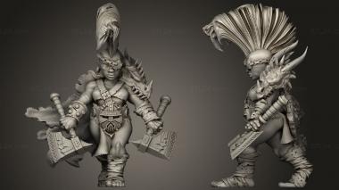Military figurines female dwarf dragon seeker female dragon seeker 3d model