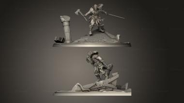 Military figurines AVG Deadly Encounters Chapter Montu Bor Av Collab 3d model