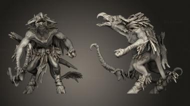 Military figurines Avian Chosen Bow 3d model